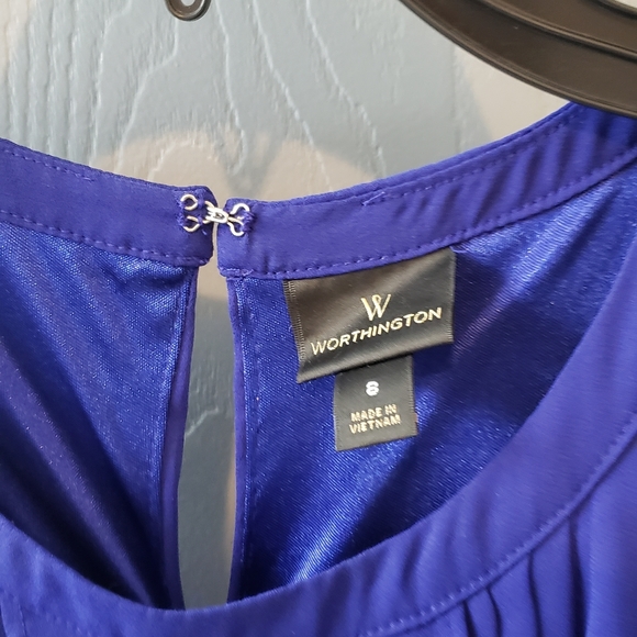 Cobalt blue cocktail dress - Picture 2 of 4